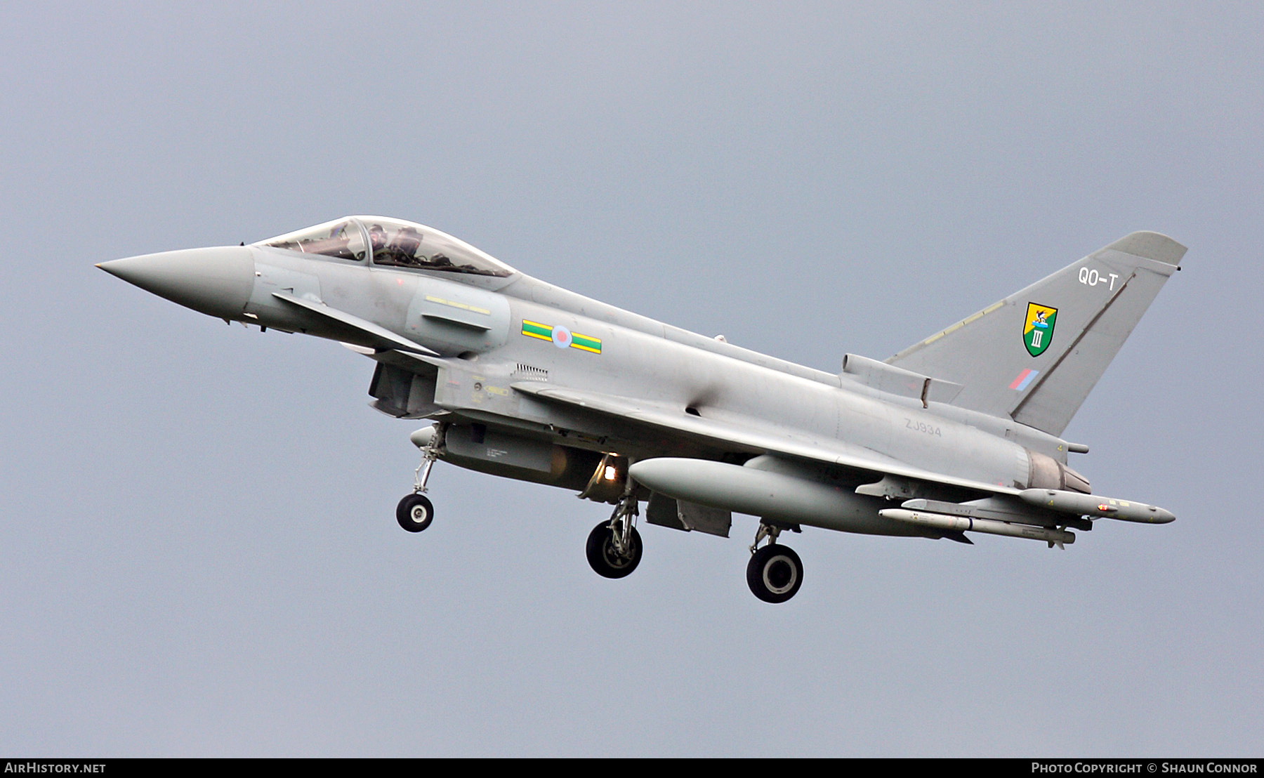 Aircraft Photo of ZJ934 | Eurofighter EF-2000 Typhoon F2 | UK - Air Force | AirHistory.net #802585