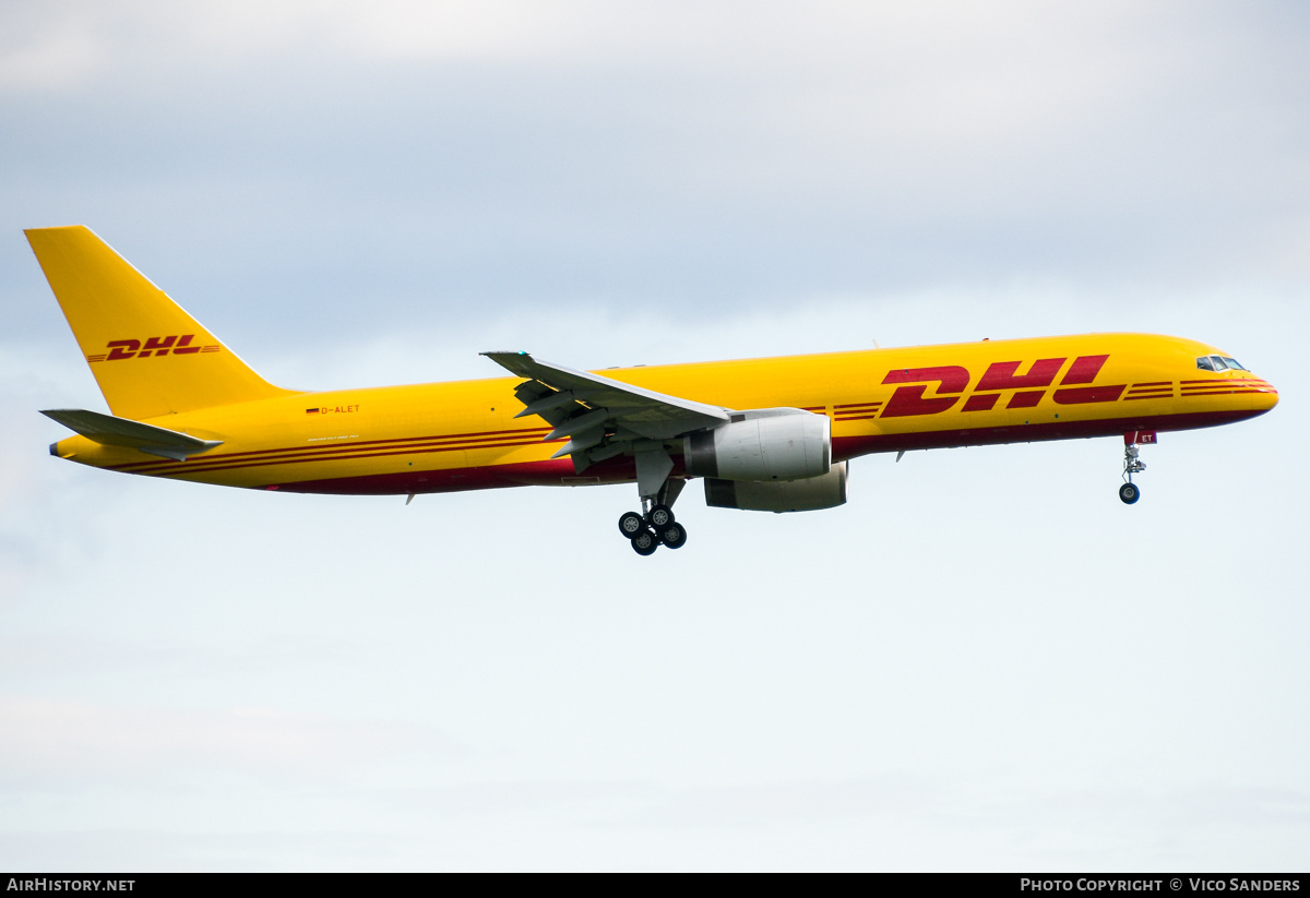 Aircraft Photo of D-ALET | Boeing 757-28A(PCF) | DHL International | AirHistory.net #802588
