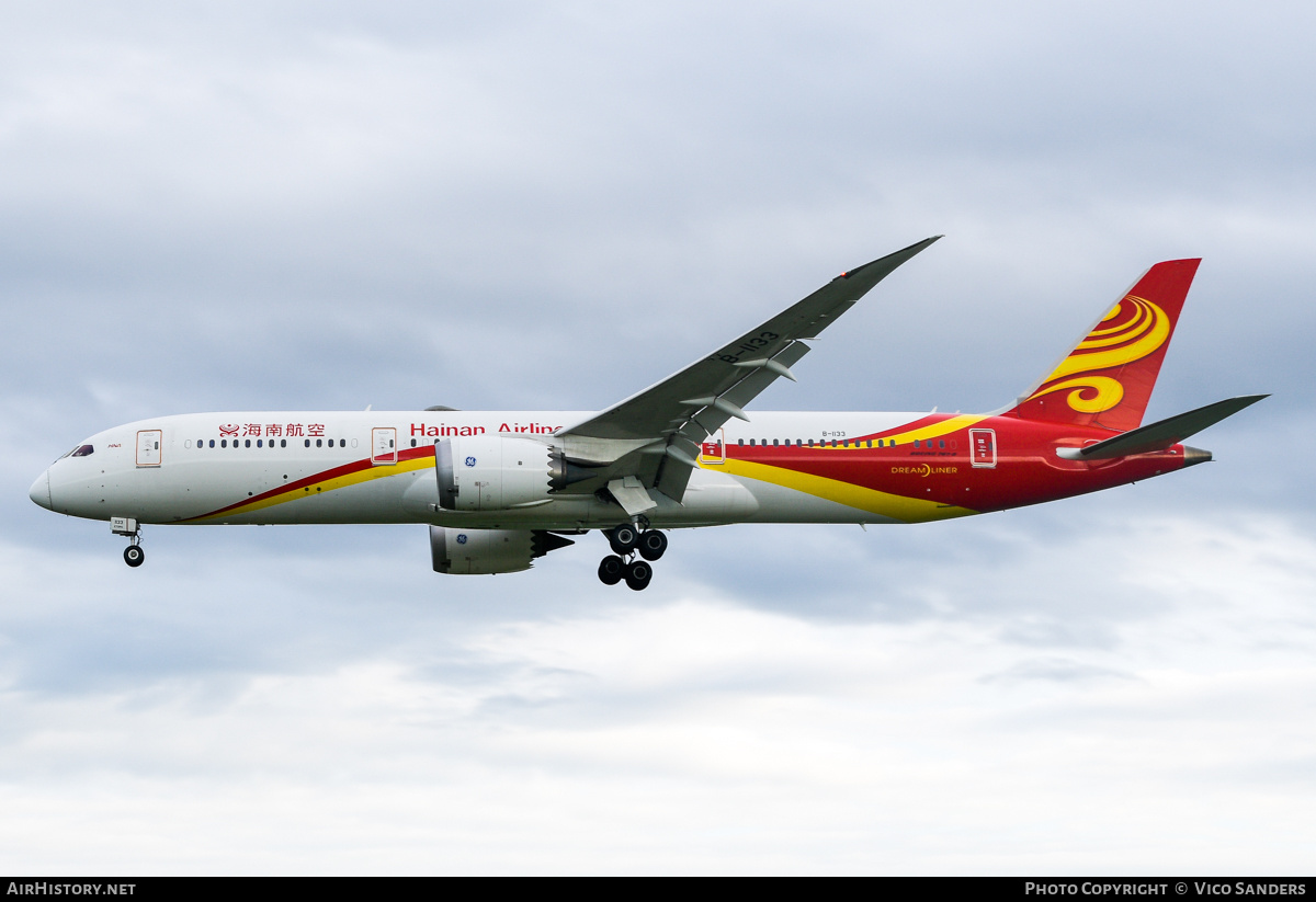 Aircraft Photo of B-1133 | Boeing 787-9 Dreamliner | Hainan Airlines | AirHistory.net #802589