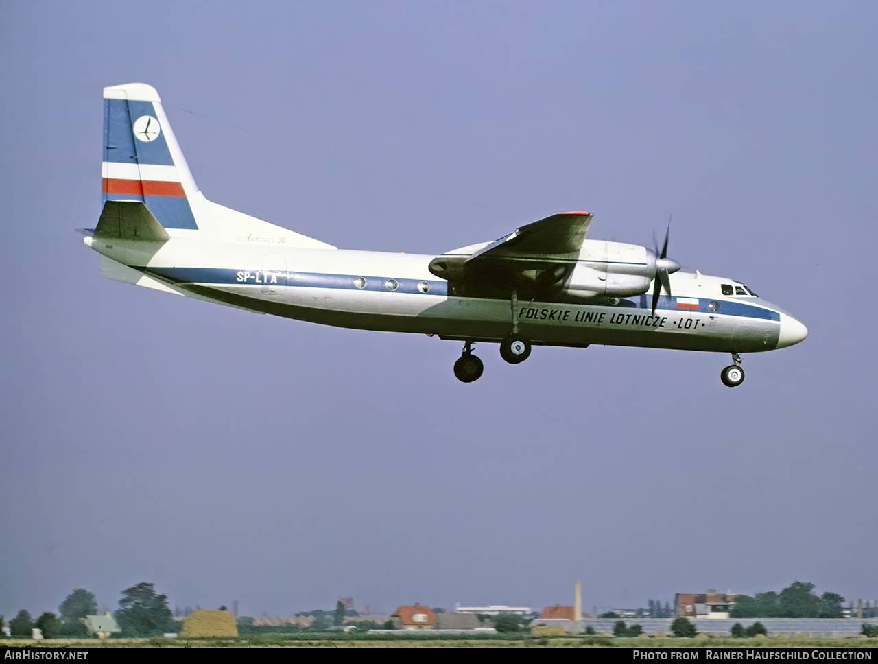 Aircraft Photo of SP-LTA | Antonov An-24B | LOT Polish Airlines - Polskie Linie Lotnicze | AirHistory.net #802615