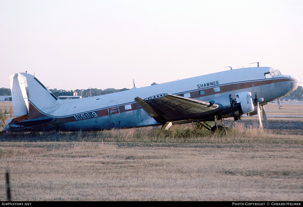 Aircraft Photo of N19919 | Douglas C-53 Skytrooper | Shawnee Airlines | AirHistory.net #802627
