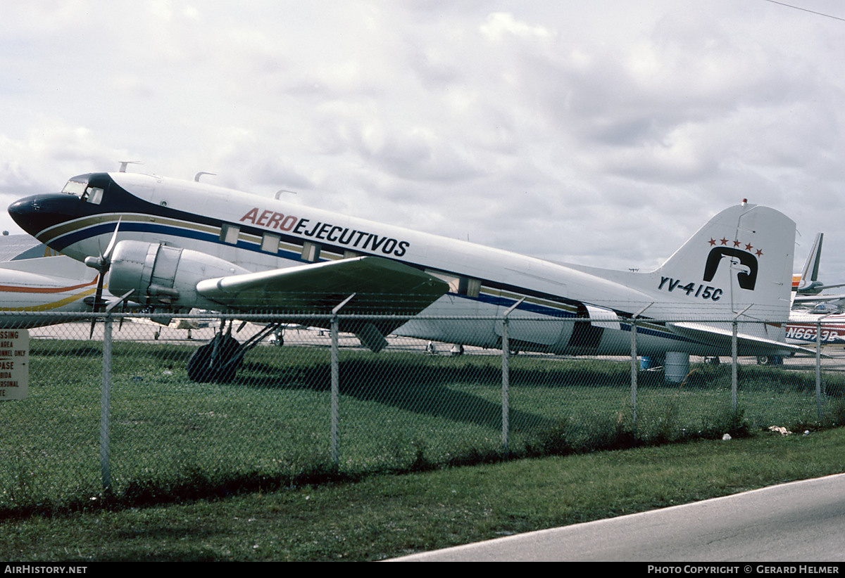 Aircraft Photo of YV-415C | Douglas DC-3C | Aeroejecutivos | AirHistory.net #802643