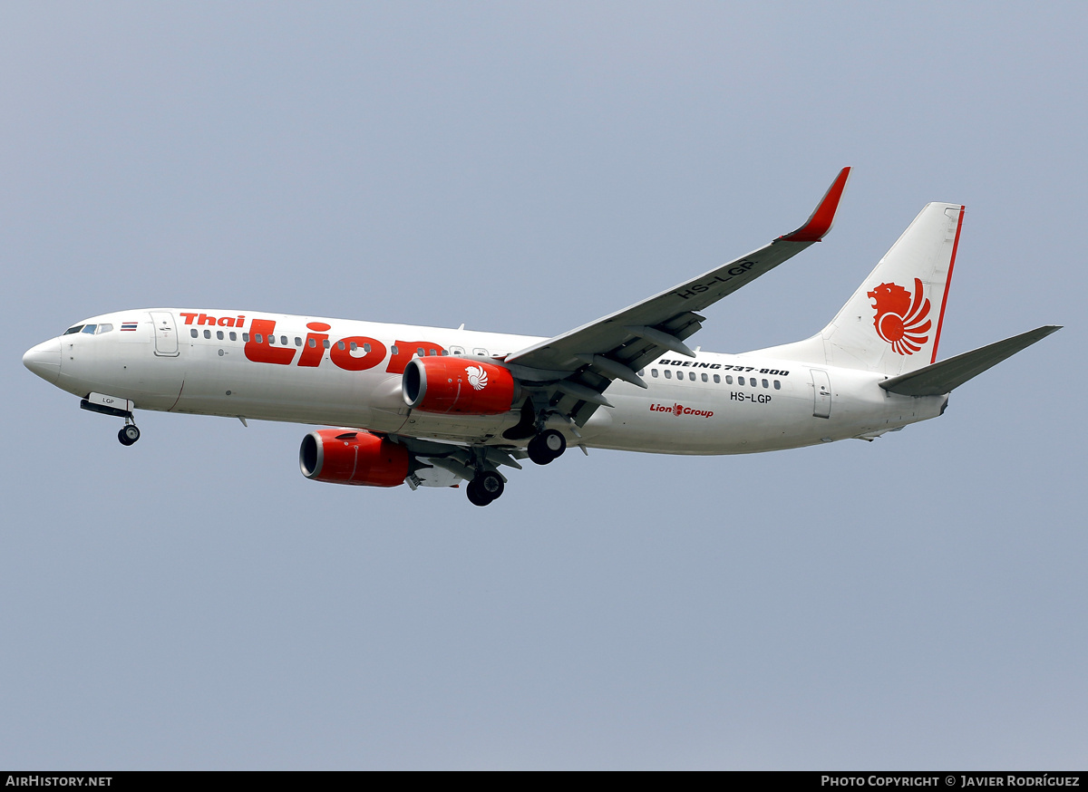 Aircraft Photo of HS-LGP | Boeing 737-8GP | Thai Lion Air | AirHistory.net #802644