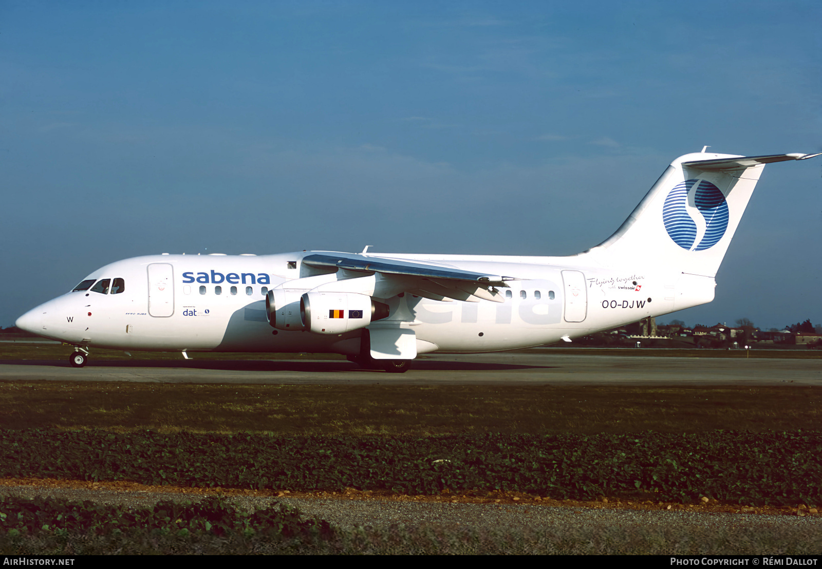 Aircraft Photo of OO-DJW | British Aerospace Avro 146-RJ85 | SN Brussels Airlines | AirHistory.net #802650