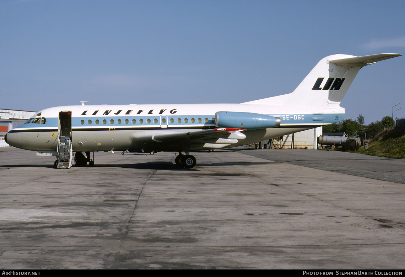 Aircraft Photo of SE-DGC | Fokker F28-1000 Fellowship | Linjeflyg | AirHistory.net #802652