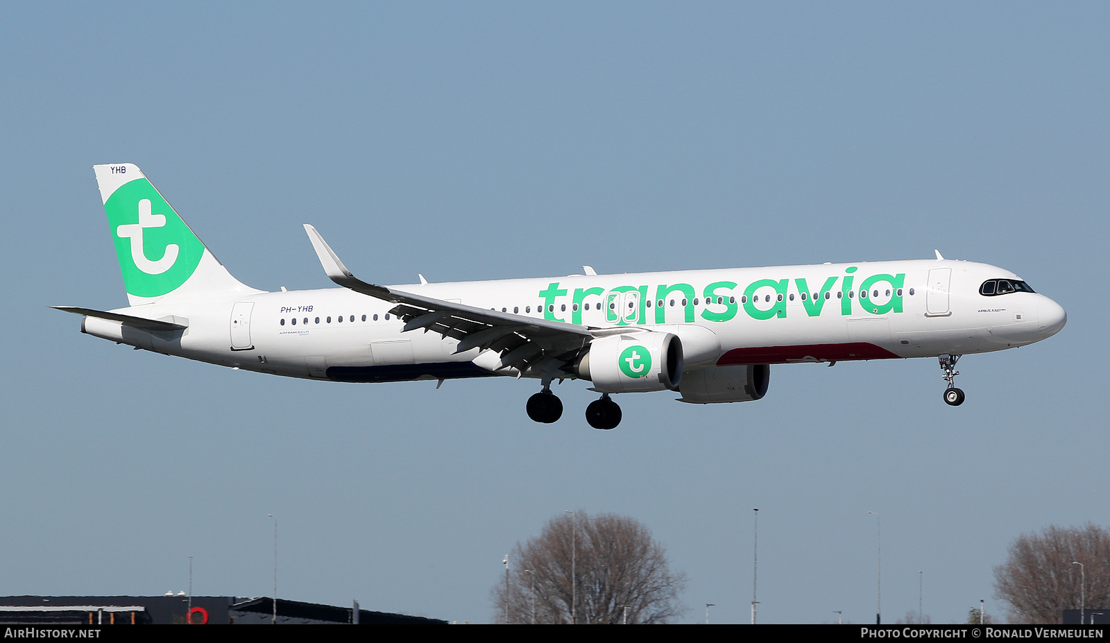 Aircraft Photo of PH-YHB | Airbus A321-252NX | Transavia | AirHistory.net #802723