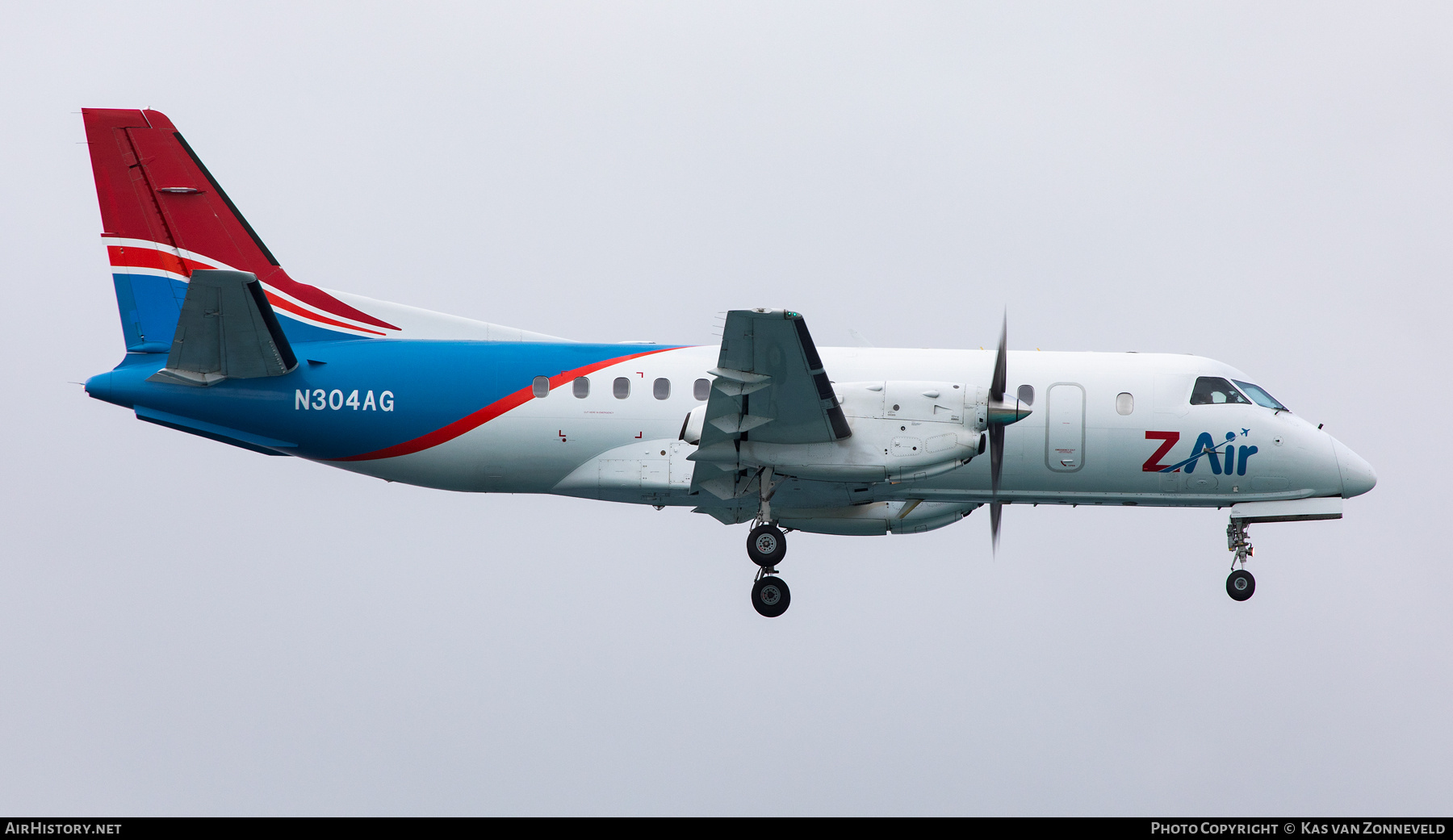 Aircraft Photo of N304AG | Saab 340B/Plus | Z Air | AirHistory.net #802742