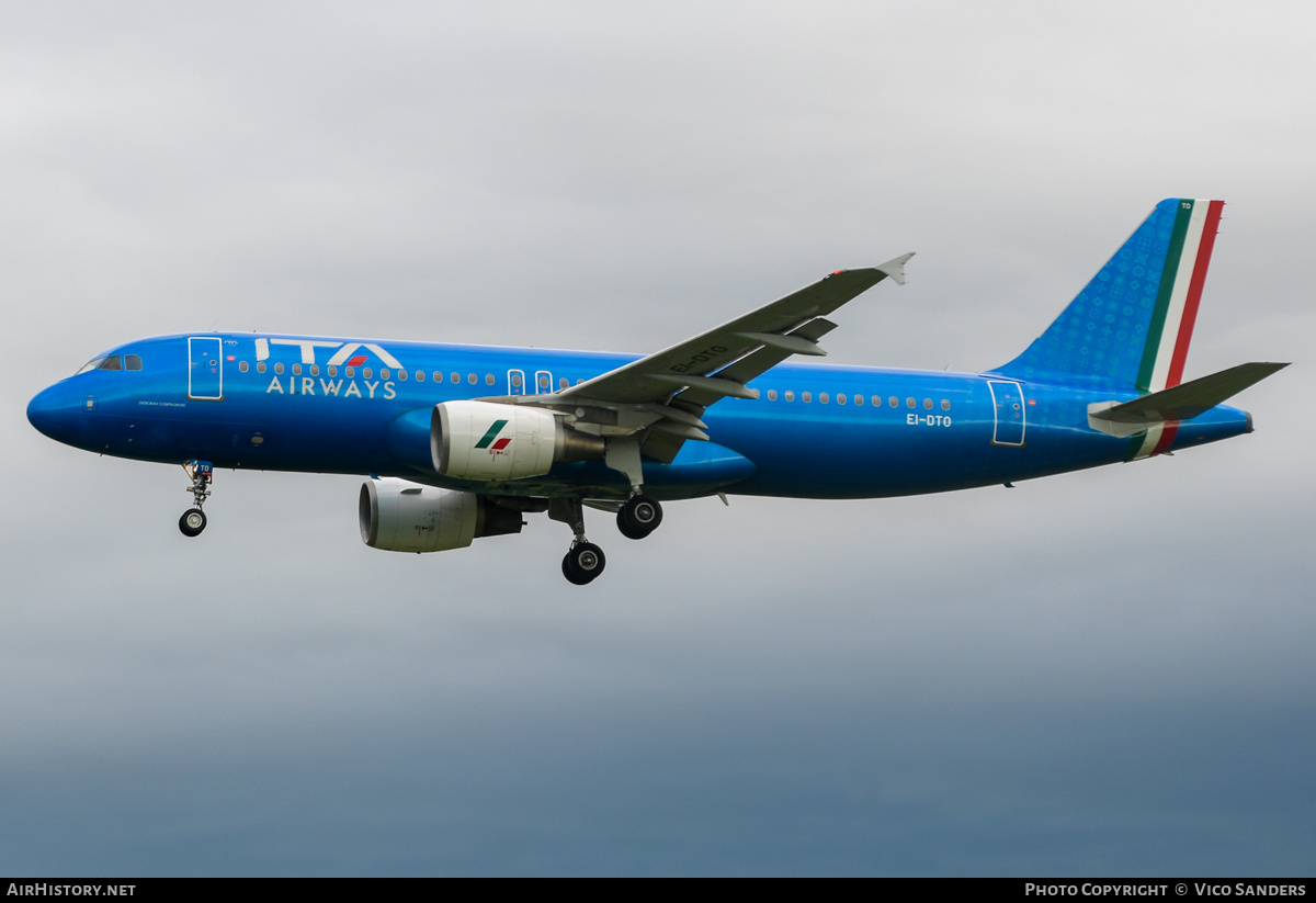Aircraft Photo of EI-DTO | Airbus A320-216 | ITA Airways | AirHistory.net #802789