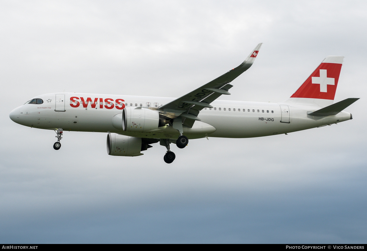 Aircraft Photo of HB-JDG | Airbus A320-271N | Swiss International Air Lines | AirHistory.net #802791