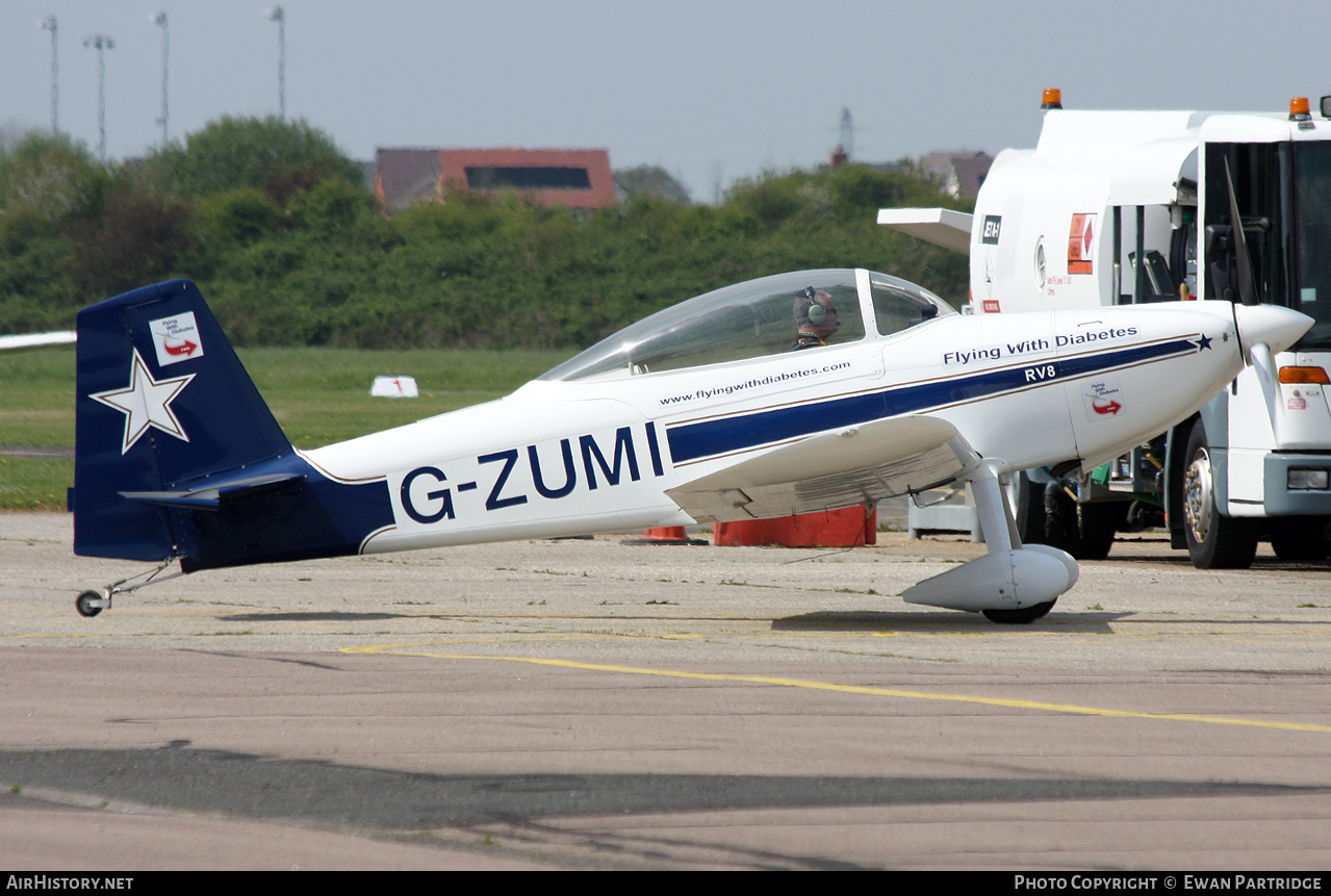 Aircraft Photo of G-ZUMI | Van's RV-8 | AirHistory.net #802830