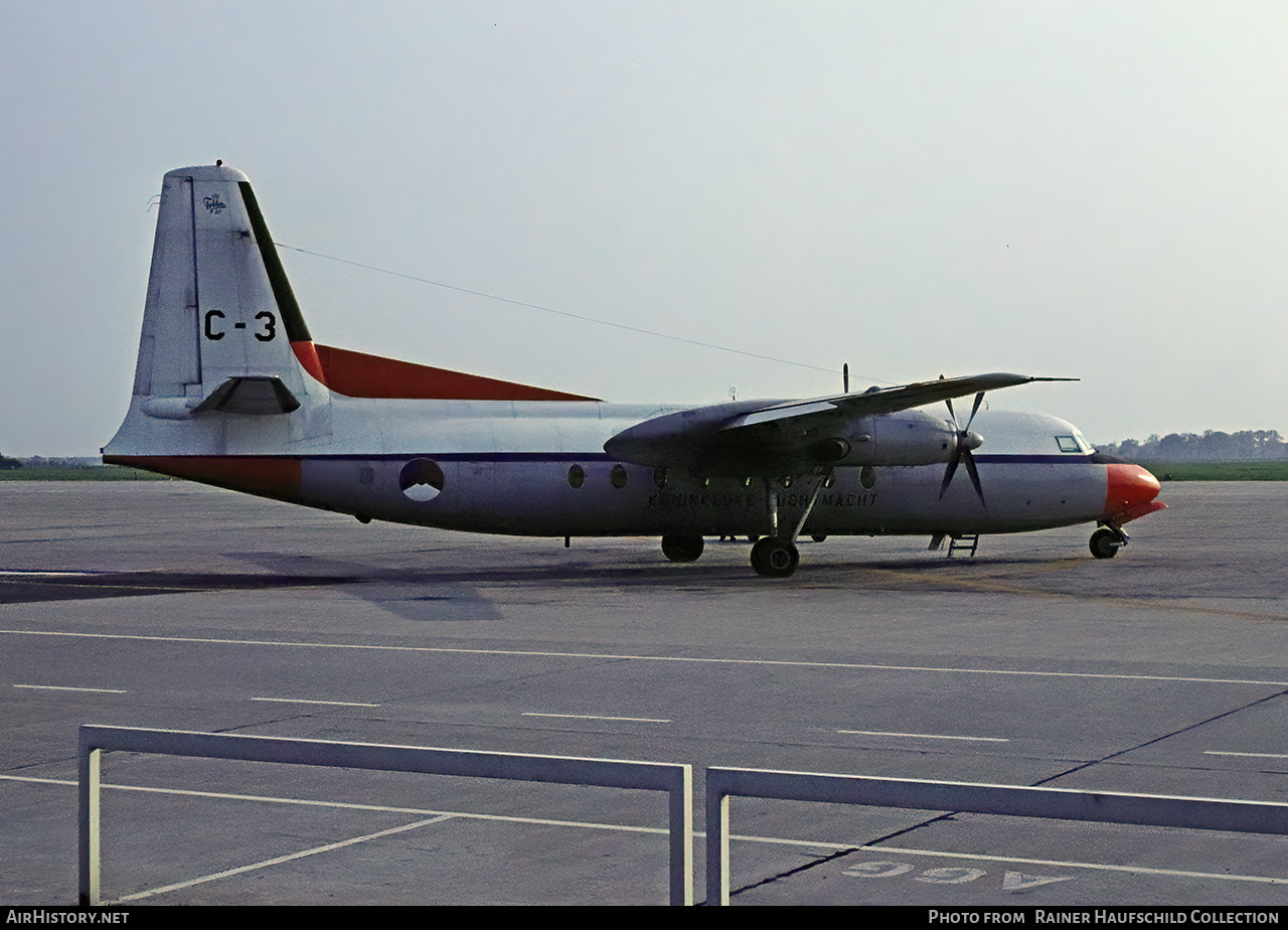 Aircraft Photo of C-3 | Fokker F27-100 Friendship | Netherlands - Air Force | AirHistory.net #802842