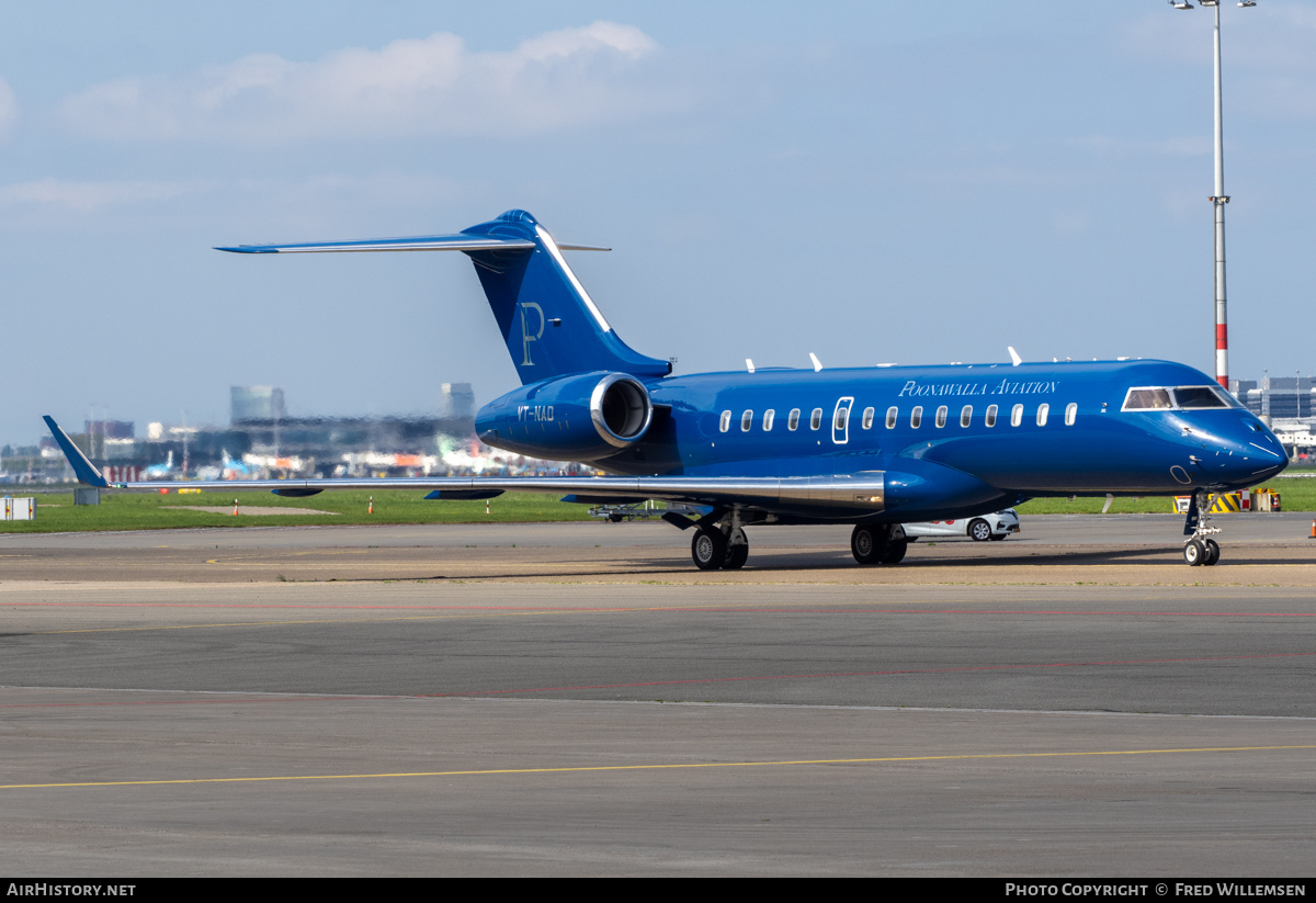 Aircraft Photo of VT-NAD | Bombardier Global 6500 (BD-700-1A10) | Poonawalla Aviation | AirHistory.net #802852