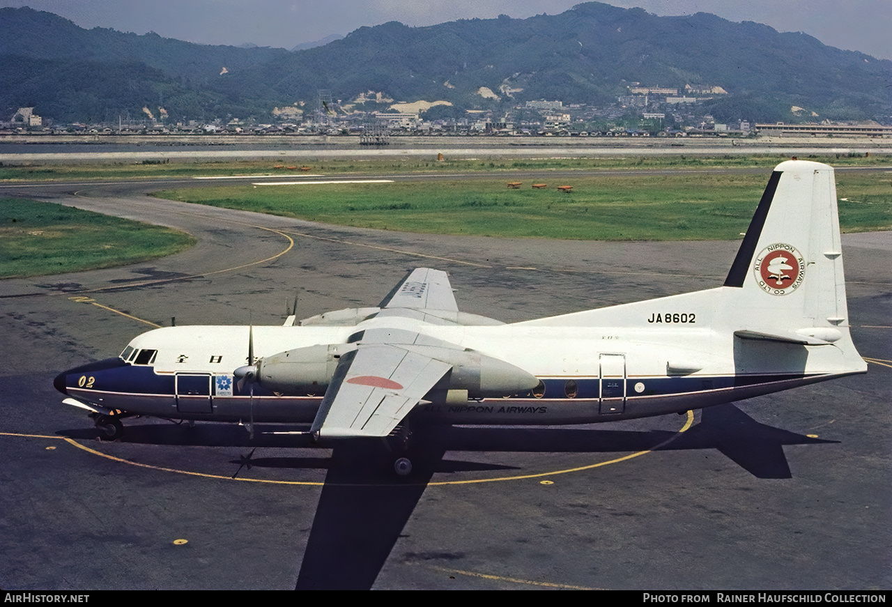 Aircraft Photo of JA8602 | Fairchild F-27 | All Nippon Airways - ANA | AirHistory.net #802866
