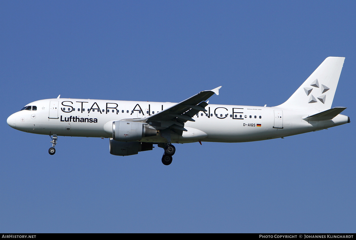 Aircraft Photo of D-AIQS | Airbus A320-211 | Lufthansa | AirHistory.net #802868