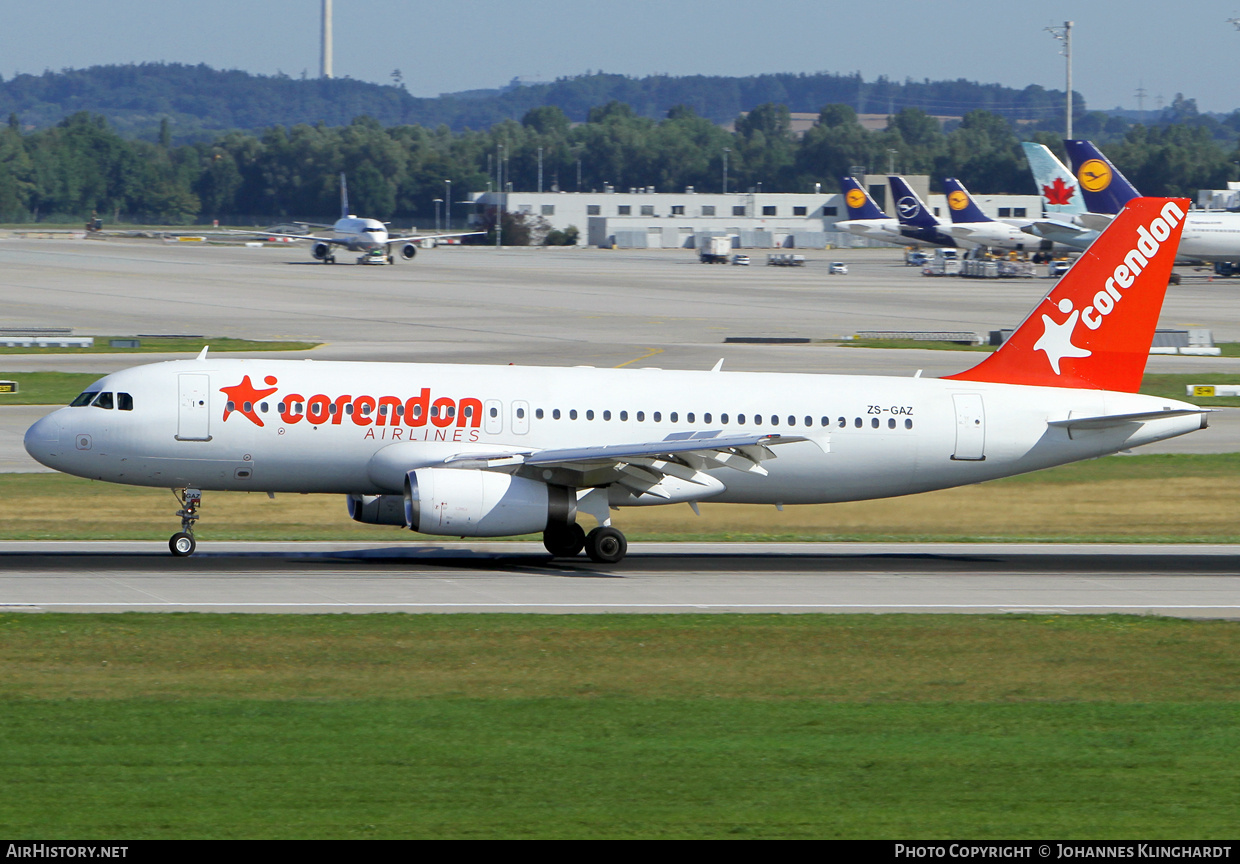 Aircraft Photo of ZS-GAZ | Airbus A320-231 | Corendon Airlines | AirHistory.net #802872