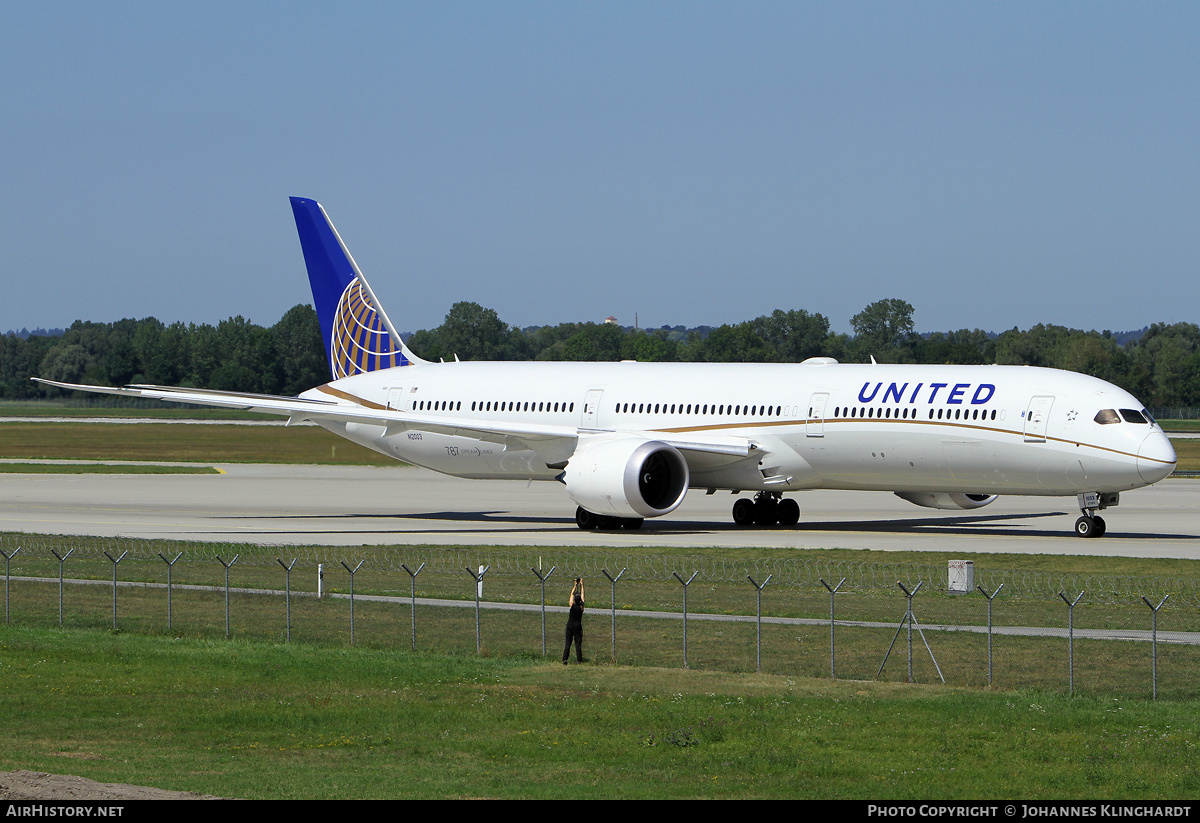 Aircraft Photo of N12003 | Boeing 787-10 Dreamliner | United Airlines | AirHistory.net #802878