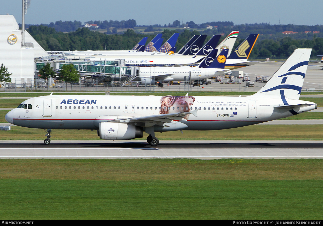 Aircraft Photo of SX-DVU | Airbus A320-232 | Aegean Airlines | AirHistory.net #802879