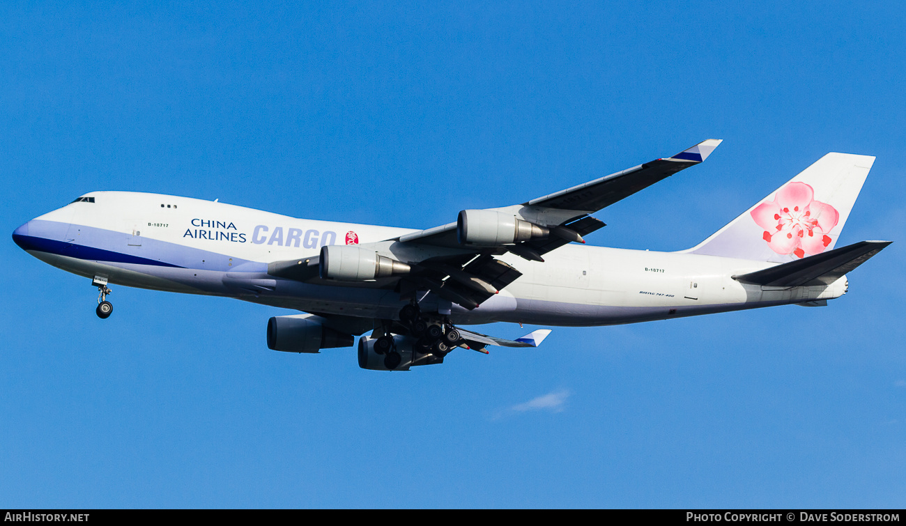 Aircraft Photo of B-18717 | Boeing 747-409F/SCD | China Airlines Cargo | AirHistory.net #802906