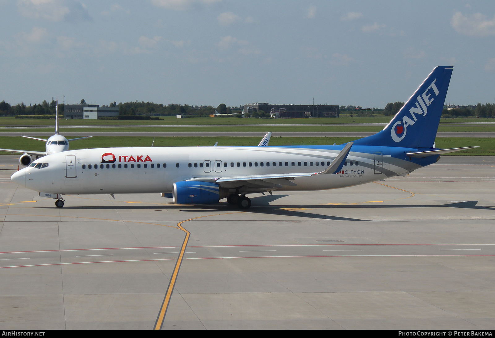 Aircraft Photo of C-FYQN | Boeing 737-8AS | CanJet Airlines | AirHistory.net #802935