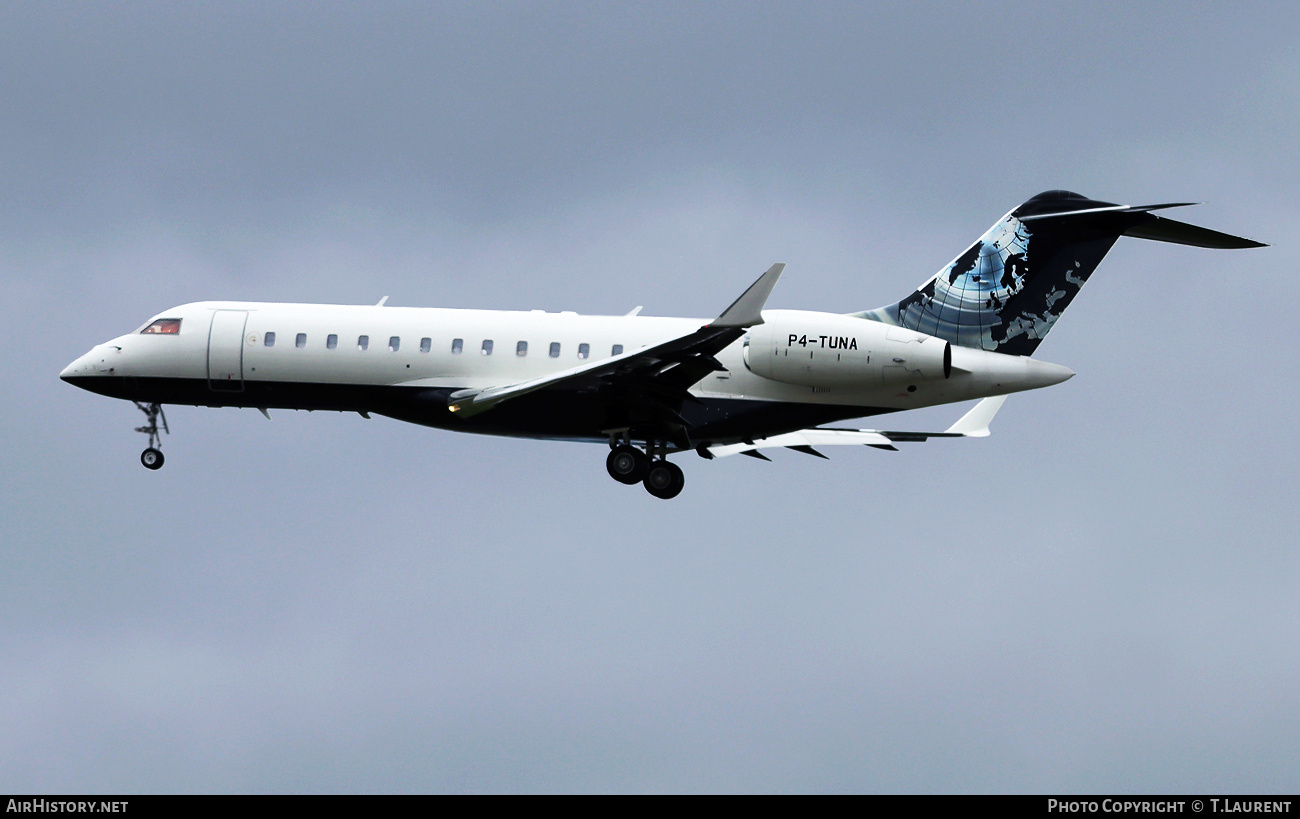 Aircraft Photo of P4-TUNA | Bombardier Global Express XRS (BD-700-1A10) | AirHistory.net #802999