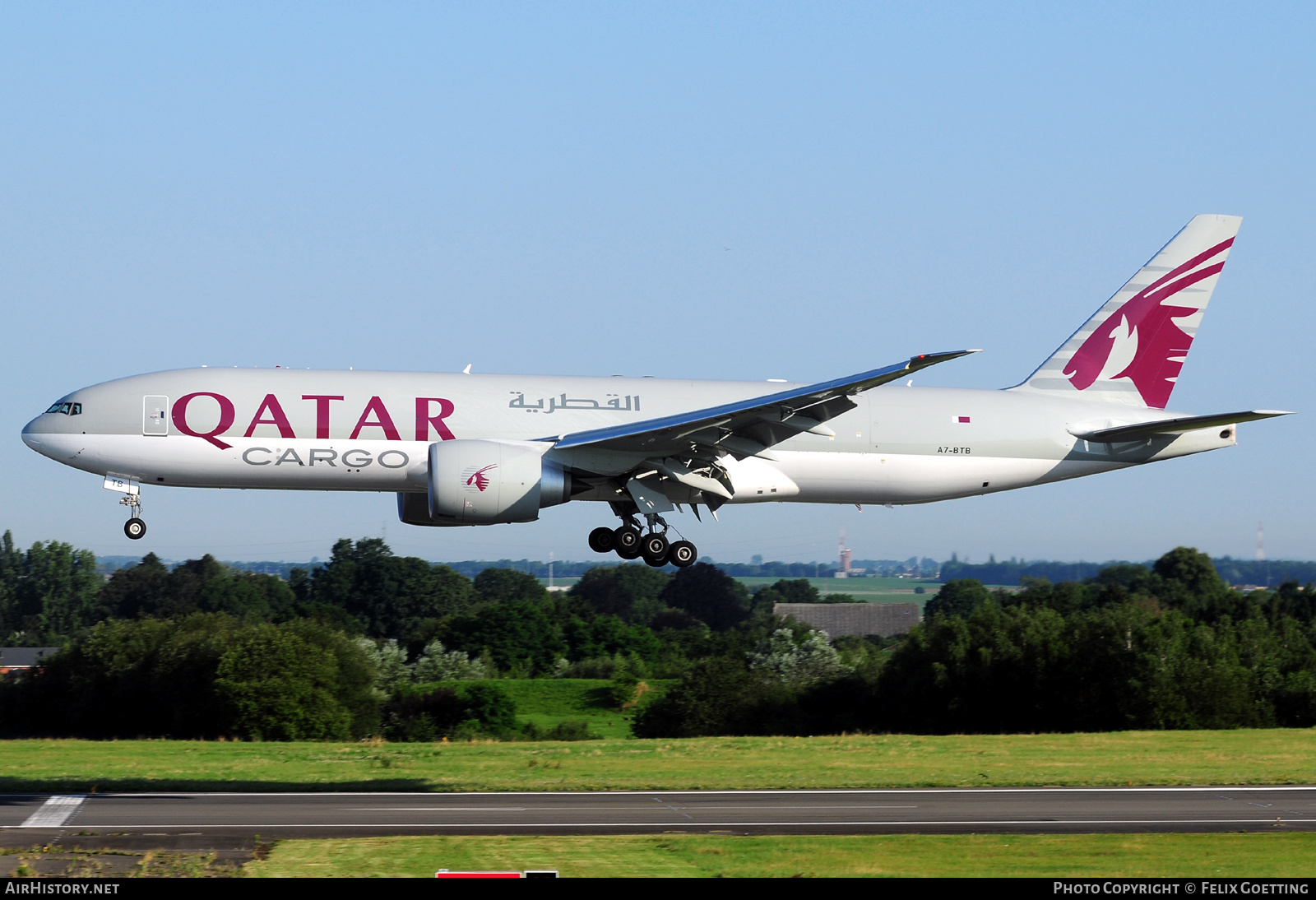 Aircraft Photo of A7-BTB | Boeing 777-F | Qatar Airways Cargo | AirHistory.net #803022