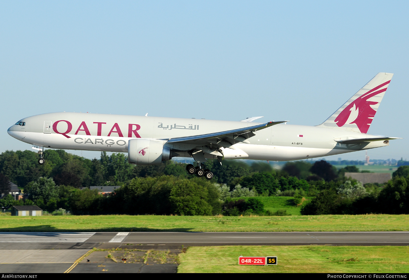 Aircraft Photo of A7-BFB | Boeing 777-FDZ | Qatar Airways Cargo | AirHistory.net #803023