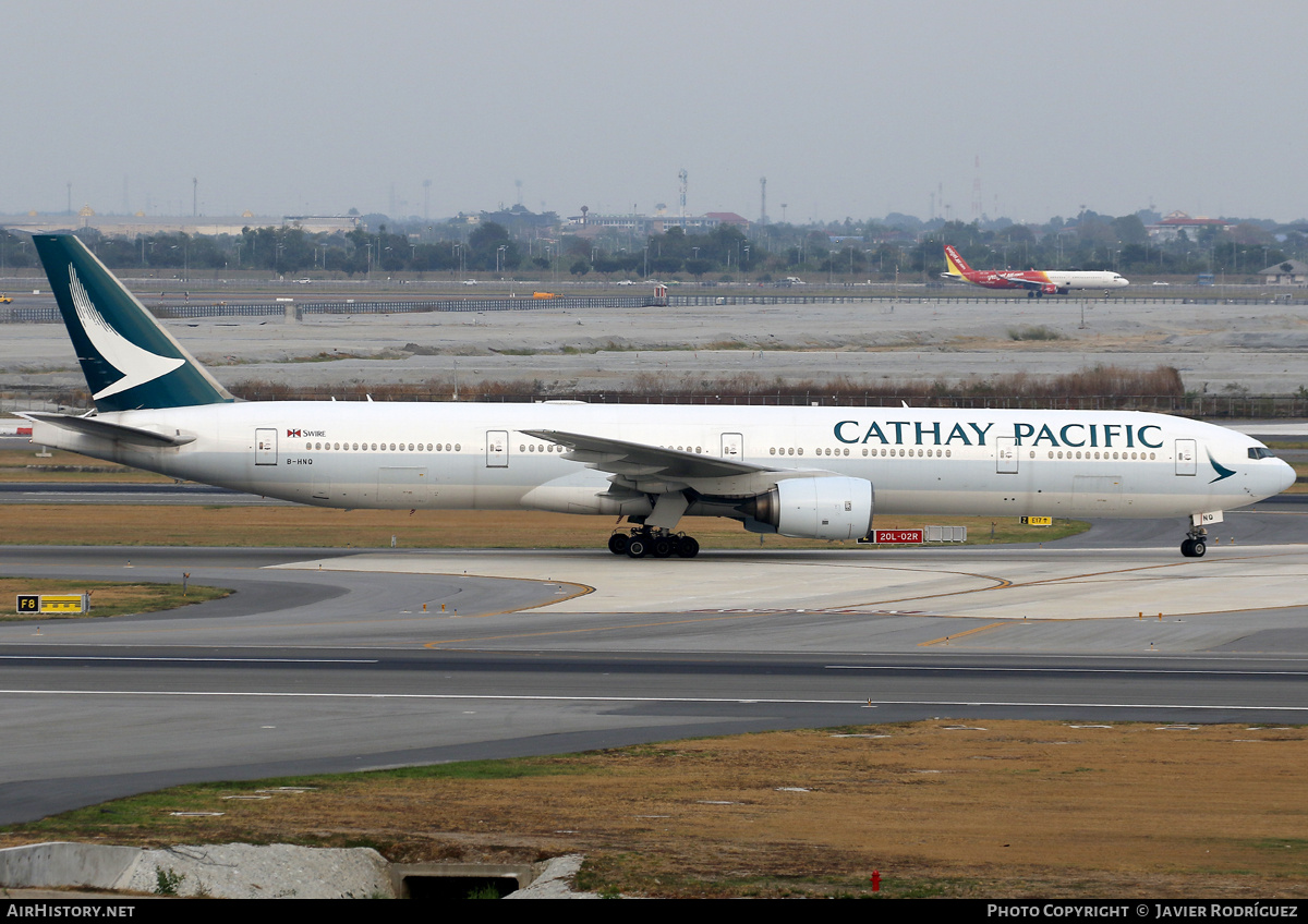 Aircraft Photo of B-HNQ | Boeing 777-367 | Cathay Pacific Airways | AirHistory.net #803036