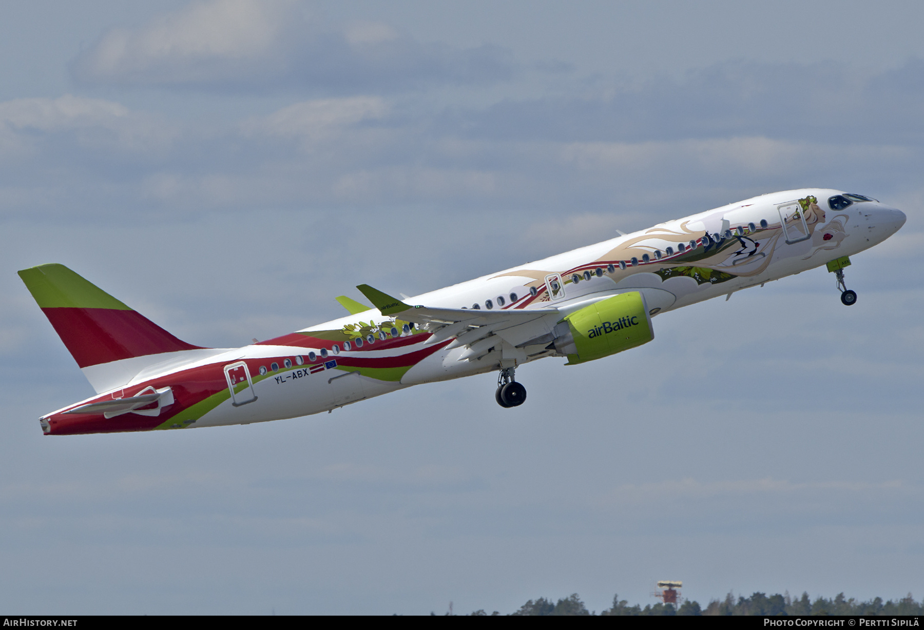 Aircraft Photo of YL-ABX | Airbus A220-371 (BD-500-1A11) | AirBaltic | AirHistory.net #803040