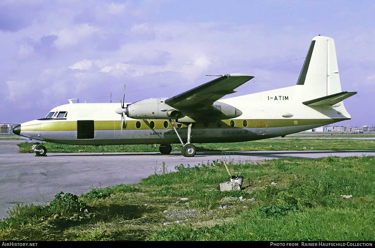 Aircraft Photo of I-ATIM | Fokker F27-200 Friendship | Libya Airlines | AirHistory.net #803075