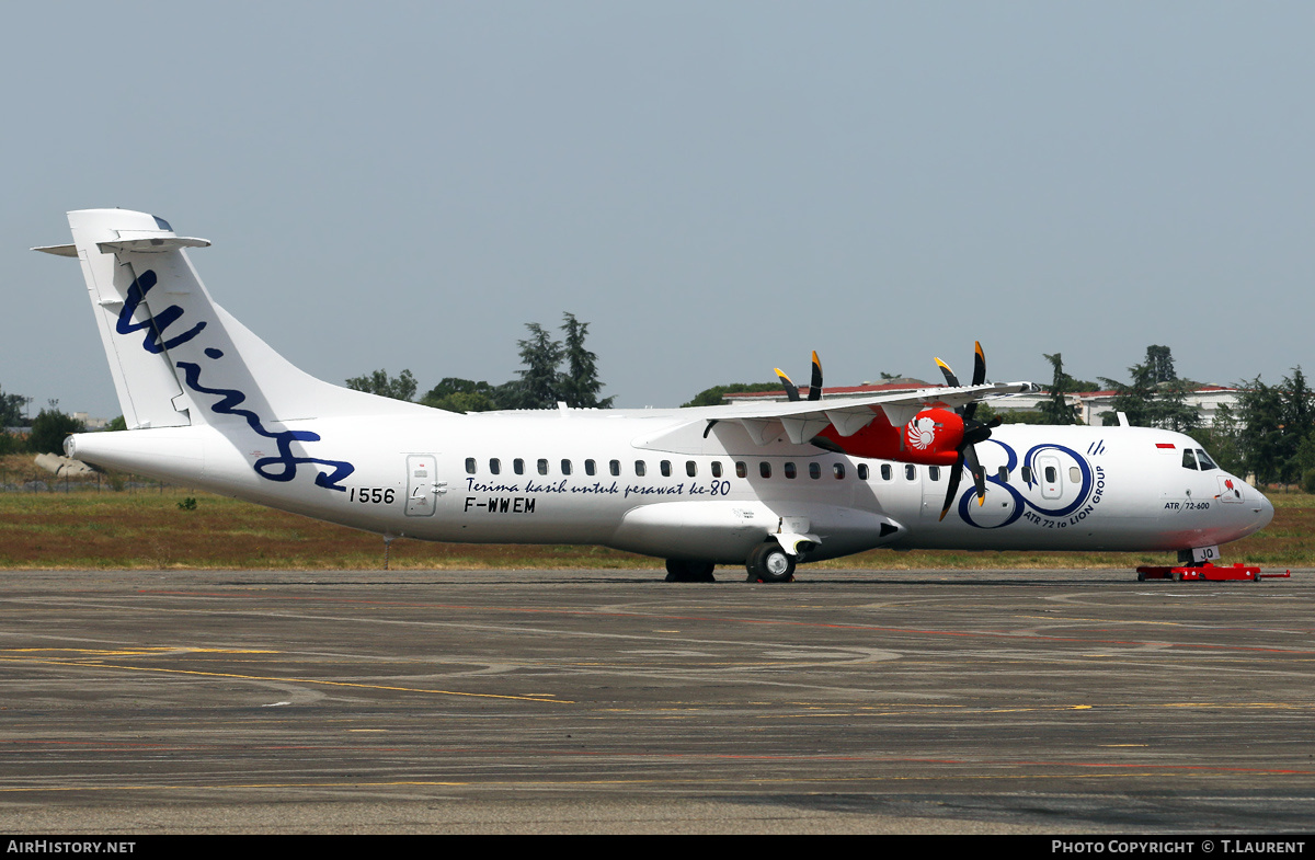 Aircraft Photo of F-WWEM | ATR ATR-72-600 (ATR-72-212A) | Wings Air | AirHistory.net #803137
