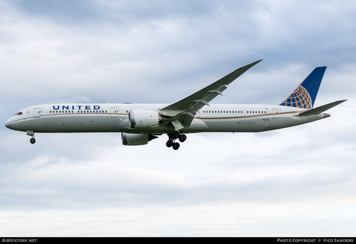 Aircraft Photo of N12005 | Boeing 787-10 Dreamliner | United Airlines | AirHistory.net #803147