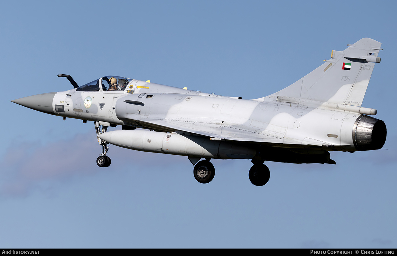 Aircraft Photo of 735 | Dassault Mirage 2000-9EAD | United Arab Emirates - Air Force | AirHistory.net #803160