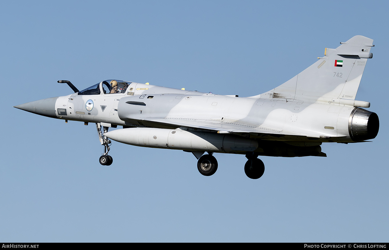 Aircraft Photo of 742 | Dassault Mirage 2000EAD | United Arab Emirates - Air Force | AirHistory.net #803165