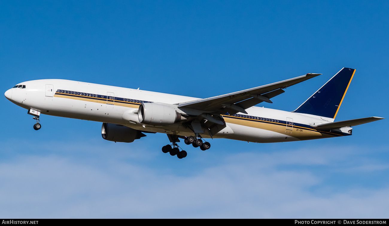 Aircraft Photo of ZK-OKI | Boeing 777-212/ER | AirHistory.net #803212