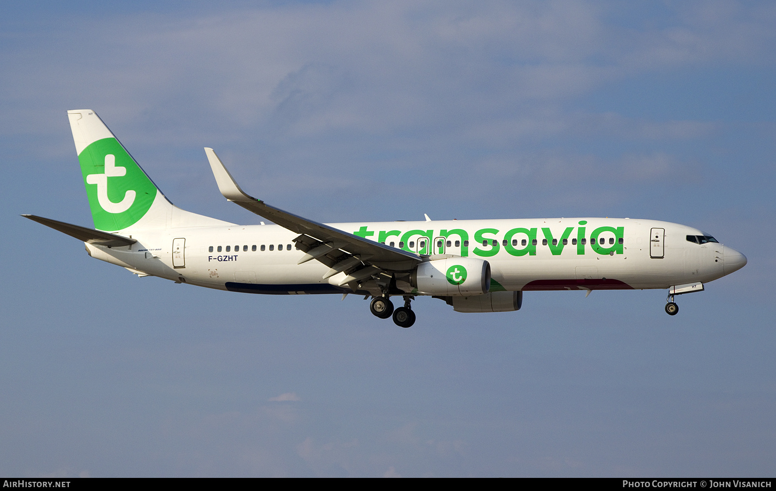 Aircraft Photo of F-GZHT | Boeing 737-8K2 | Transavia | AirHistory.net #803239