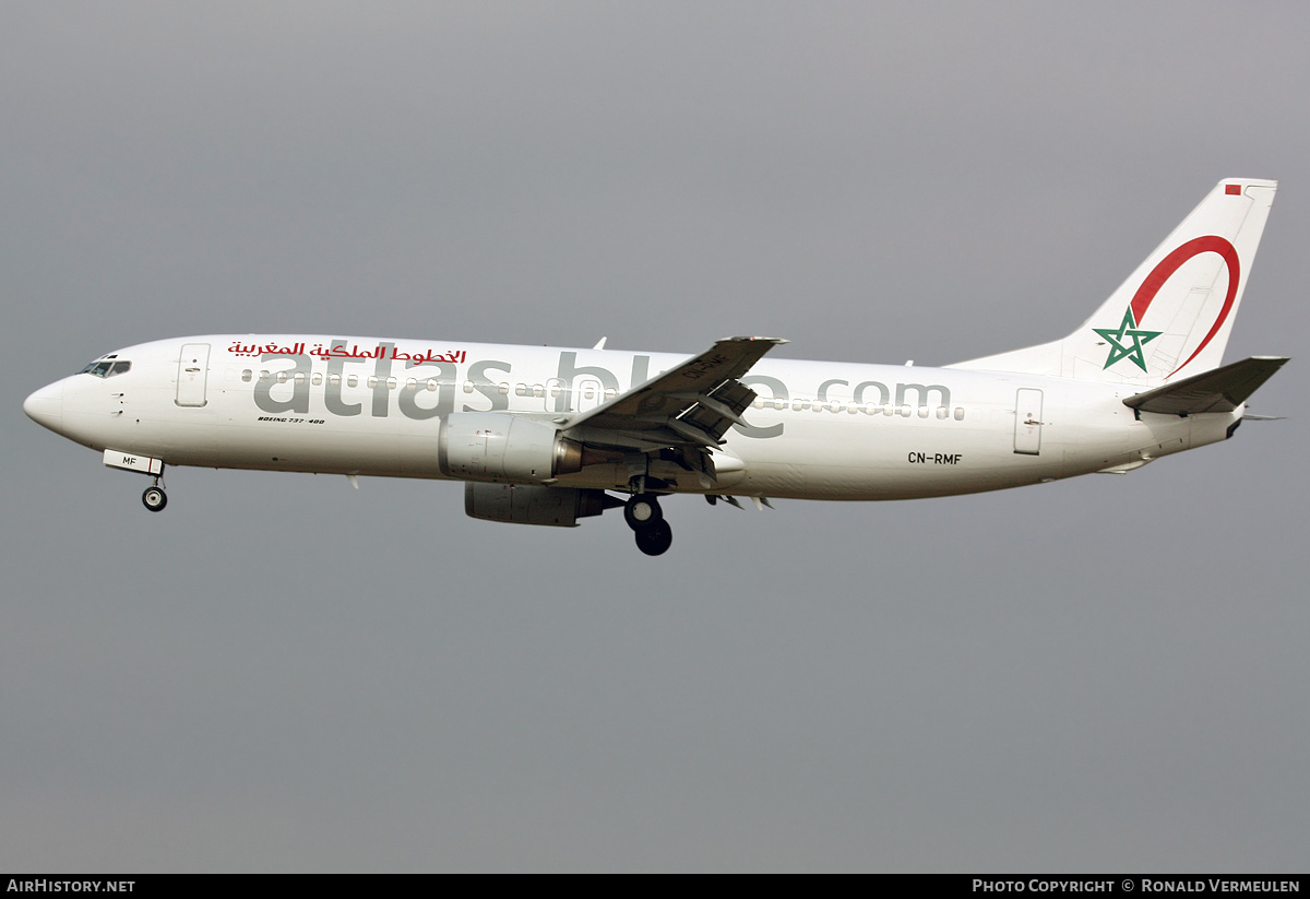 Aircraft Photo of CN-RMF | Boeing 737-4B6 | Atlas Blue | AirHistory.net #803250