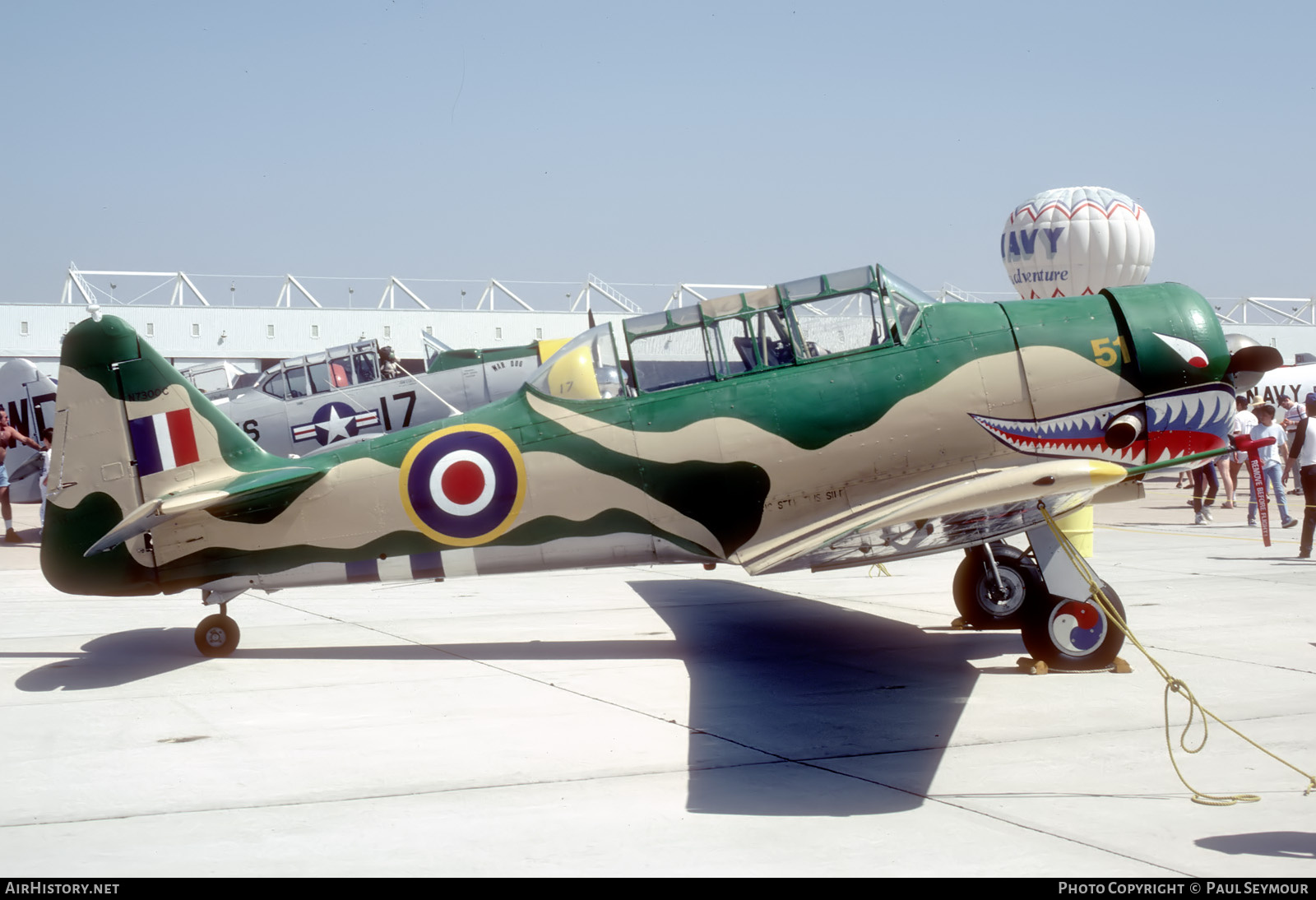 Aircraft Photo of N7300C | North American AT-6D Texan | UK - Air Force | AirHistory.net #803251
