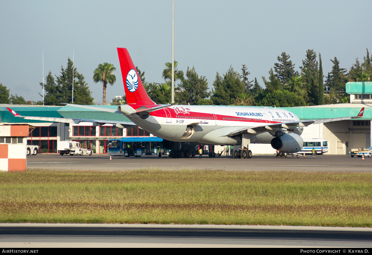 Aircraft Photo of B-308F | Airbus A330-343 | Sichuan Airlines | AirHistory.net #803274