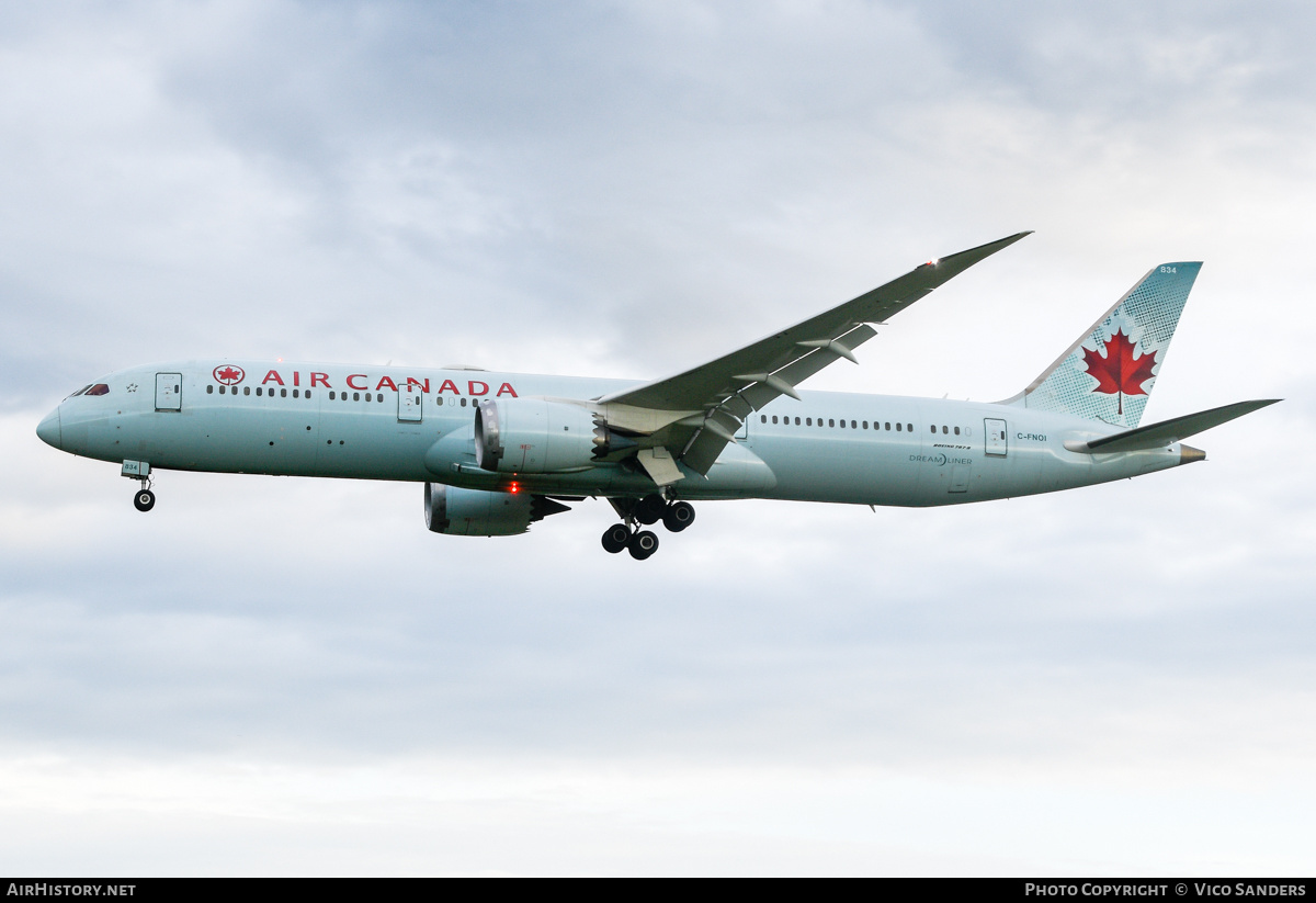 Aircraft Photo of C-FNOI | Boeing 787-9 Dreamliner | Air Canada | AirHistory.net #803280