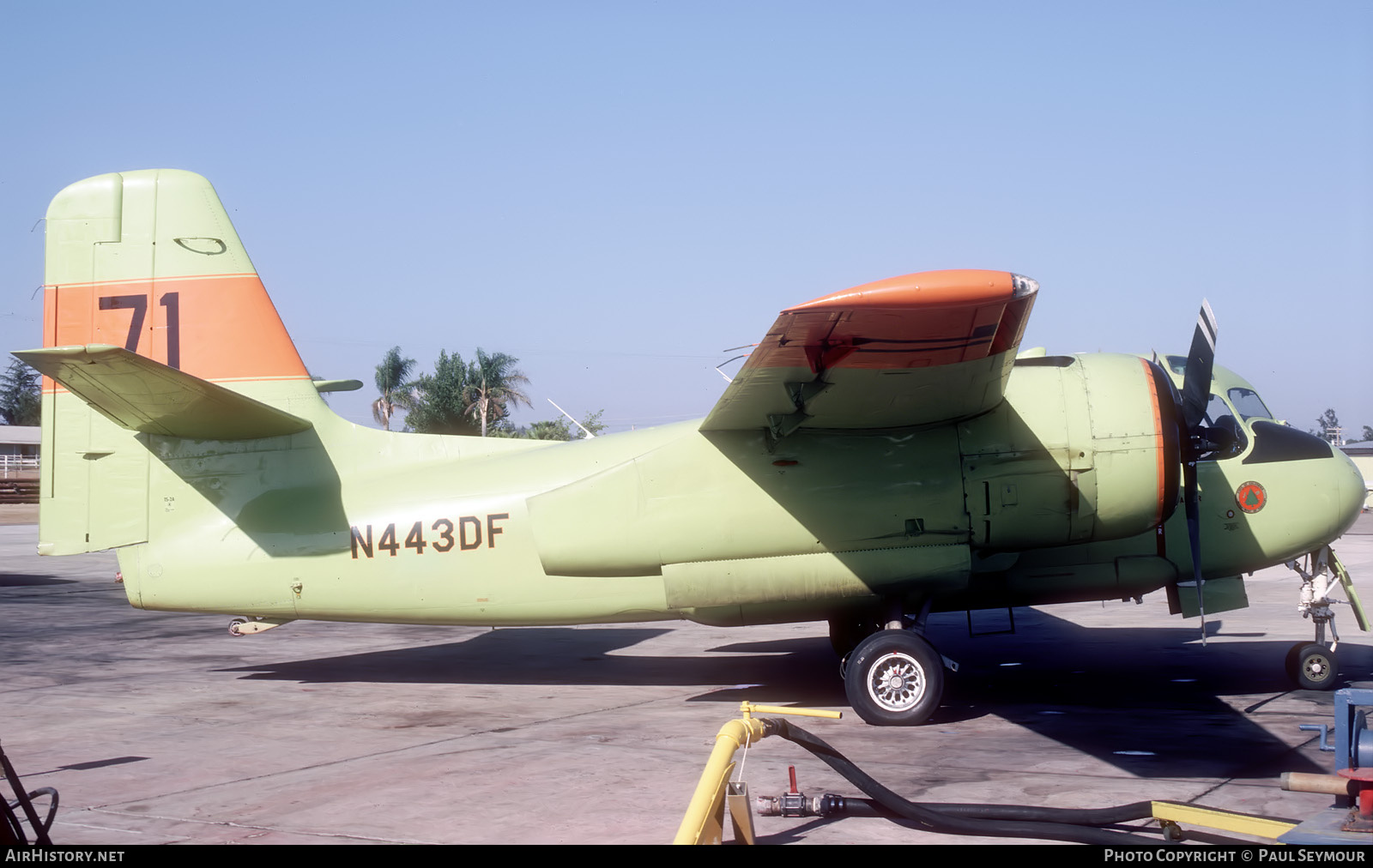 Aircraft Photo of N443DF | Grumman S-2A(AT) Tracker | California Department of Forestry - CDF | AirHistory.net #803287