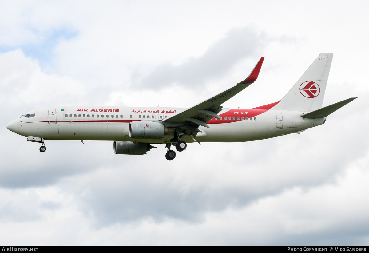 Aircraft Photo of 7T-VKP | Boeing 737-800 | Air Algérie | AirHistory.net #803344