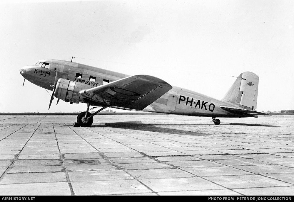 Aircraft Photo of PH-AKQ | Douglas DC-2-115E | KLM - Koninklijke Luchtvaart Maatschappij | AirHistory.net #803347