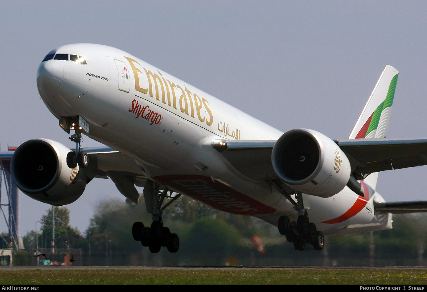 Aircraft Photo of A6-EFV | Boeing 777-F | Emirates SkyCargo | AirHistory.net #803368