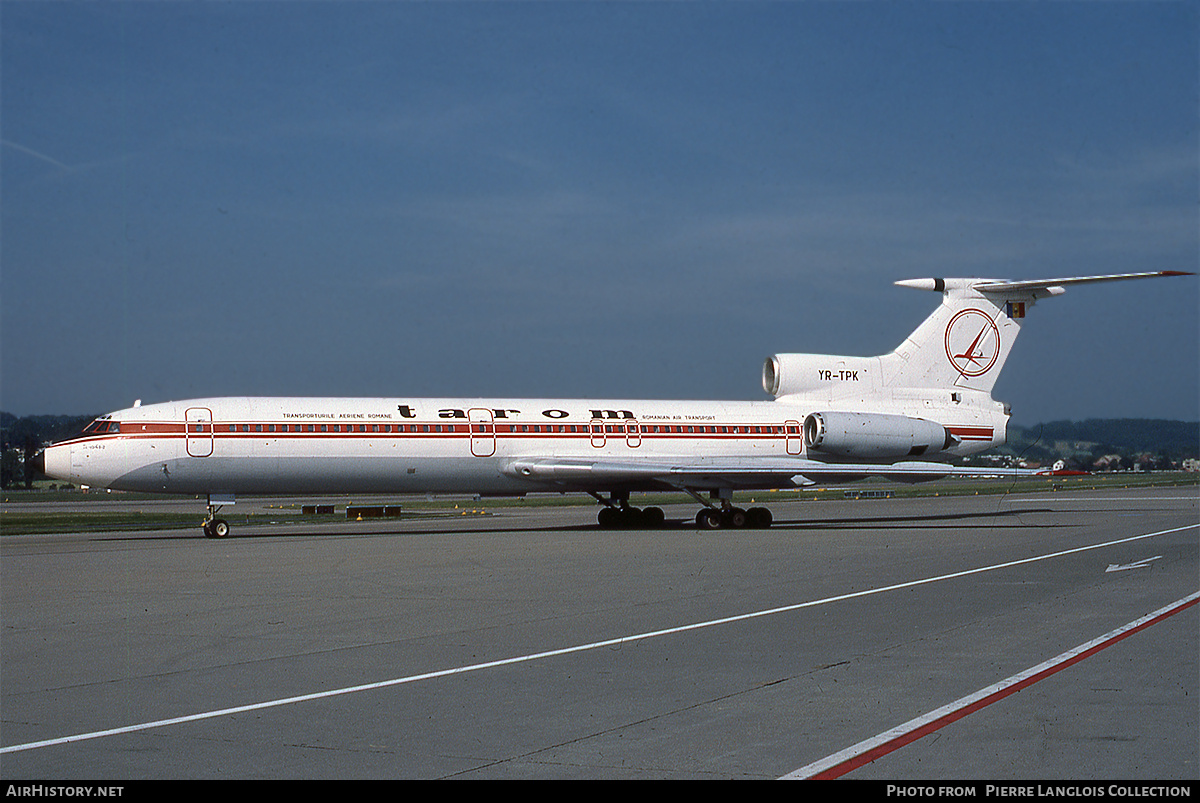 Aircraft Photo of YR-TPK | Tupolev Tu-154B-2 | TAROM - Transporturile Aeriene Române | AirHistory.net #803393