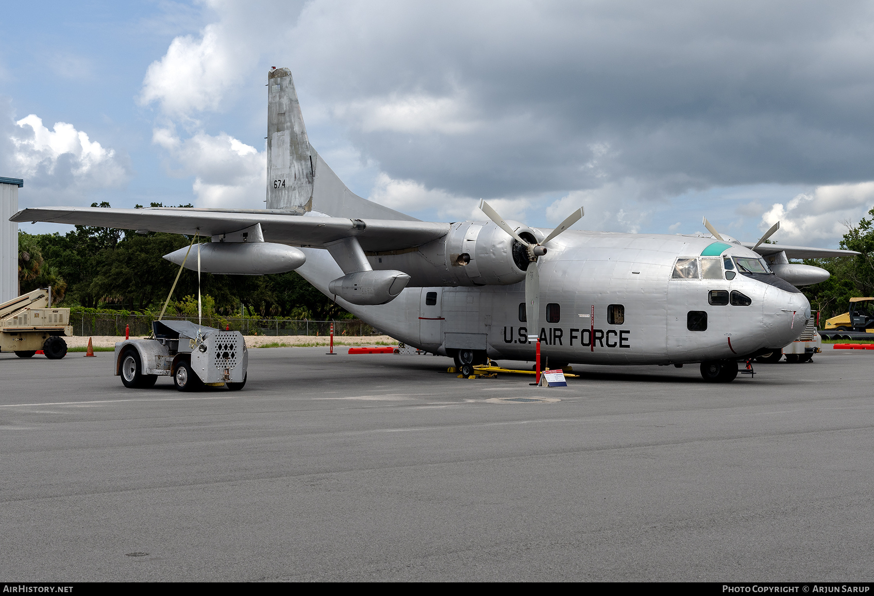Aircraft Photo of 54-674 / 40674 | Fairchild C-123K Provider | USA - Air Force | AirHistory.net #803401