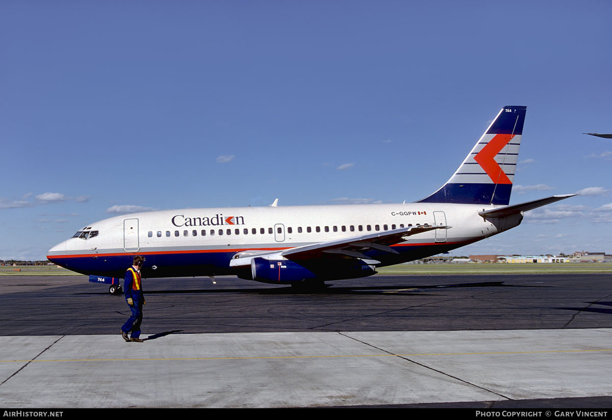 Aircraft Photo of C-GGPW | Boeing 737-275/Adv | Canadian Airlines | AirHistory.net #803415
