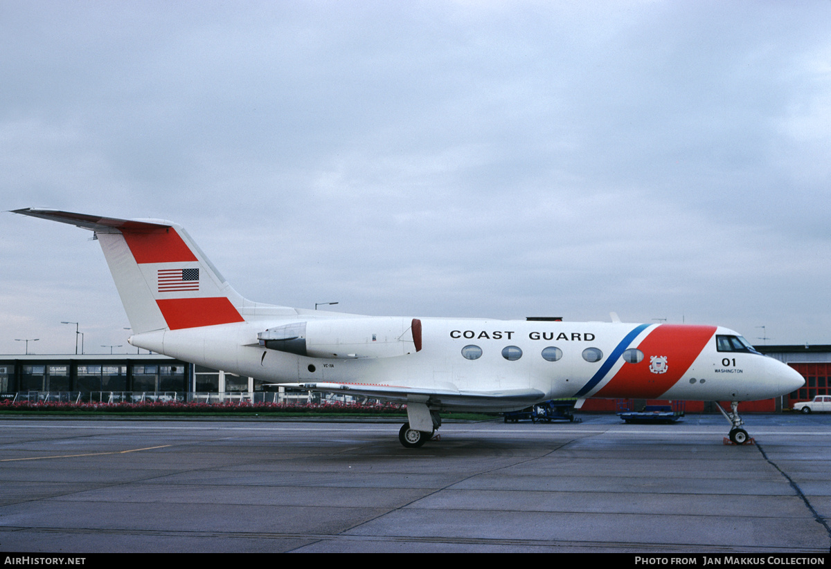 Aircraft Photo of 01 | Grumman VC-11A Gulfstream II (G-1159) | USA - Coast Guard | AirHistory.net #803417