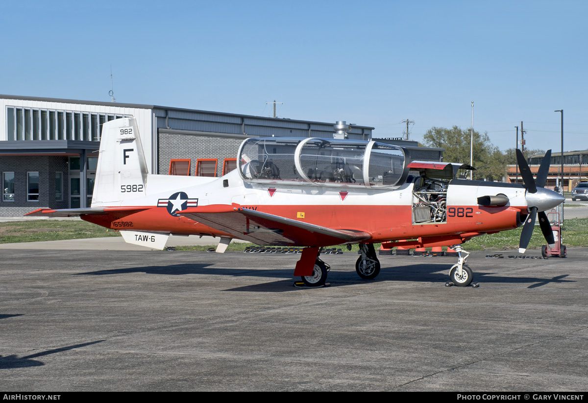 Aircraft Photo of 165982 / 5982 | Raytheon T-6A Texan II | USA - Navy | AirHistory.net #803421
