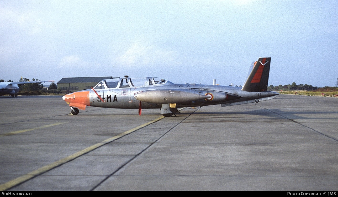 Aircraft Photo of 196 | Fouga CM-170R Magister | France - Air Force | AirHistory.net #803435