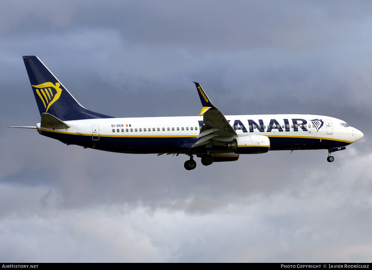 Aircraft Photo of EI-DCR | Boeing 737-8AS | Ryanair | AirHistory.net #803442